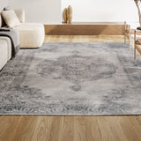 Face Cottage Medallion Area Rug