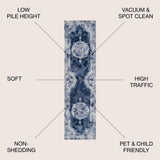 Face Cottage Medallion Area Rug