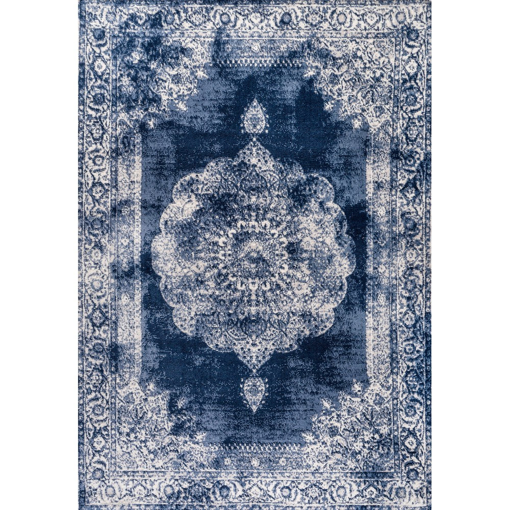 Face Cottage Medallion Area Rug