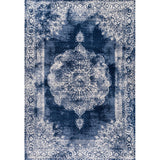 Face Cottage Medallion Area Rug