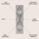 Face Cottage Medallion Area Rug