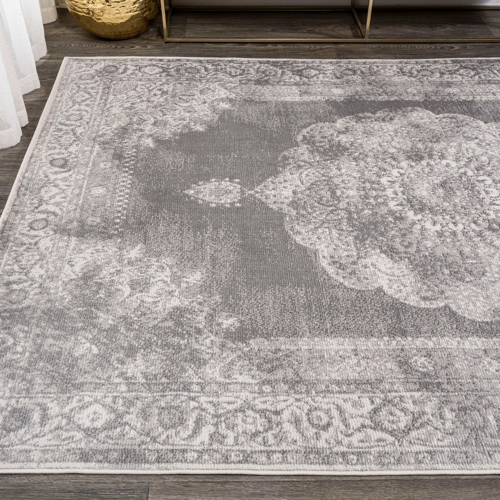 Face Cottage Medallion Area Rug