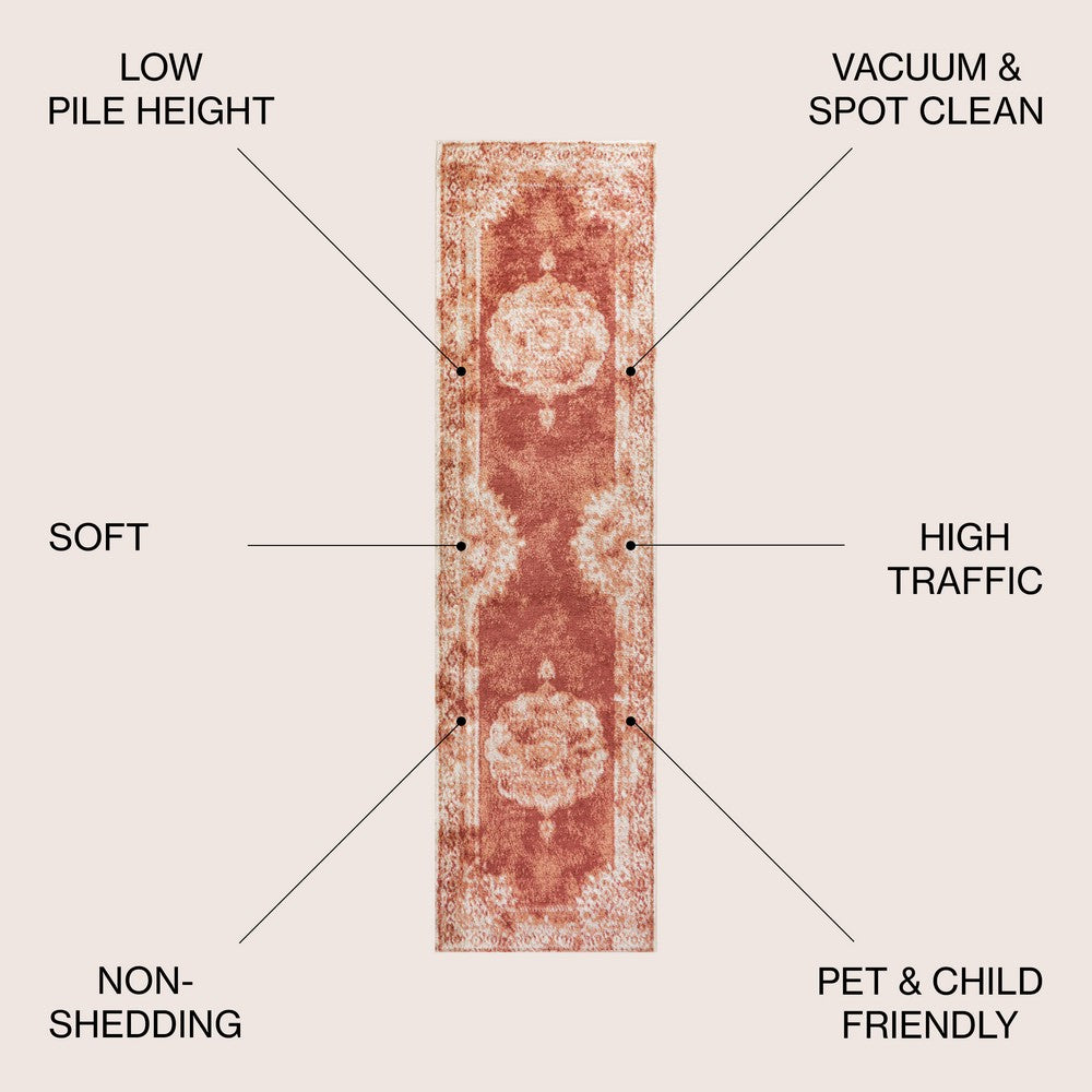 Face Cottage Medallion Area Rug