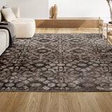 Volga Roma Ornate Geometric Tile Area Rug