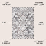 Fada Scala Grand Medallion Ornate Area Rug