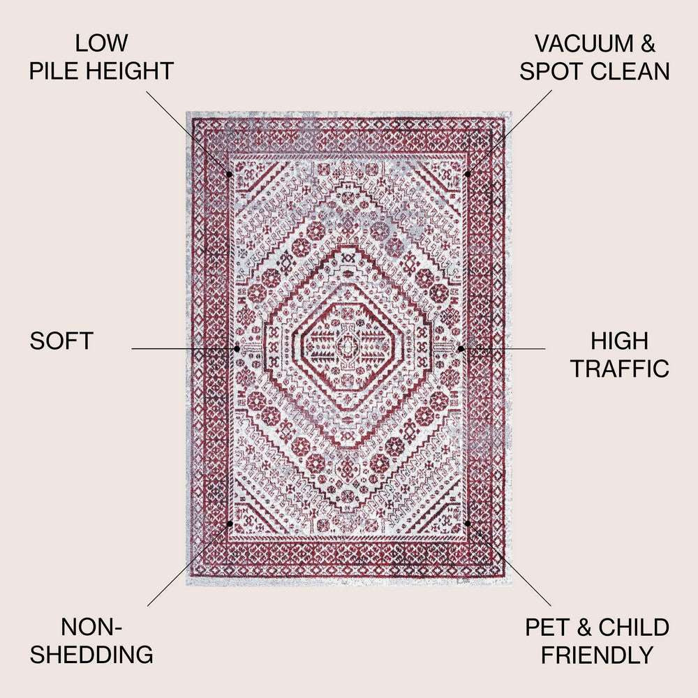 Chitado Boho Cottage Medallion Area Rug