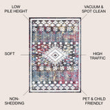 Sabaya Dhiya Distressed Kilim Area Rug