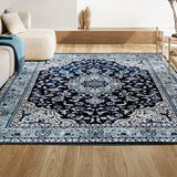 Gastre Palmette Modern Persian Floral Area Rug