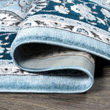 Gastre Palmette Modern Persian Floral Area Rug