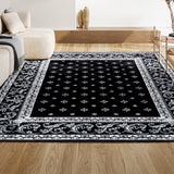 Luanza Acanthus French Border Area Rug