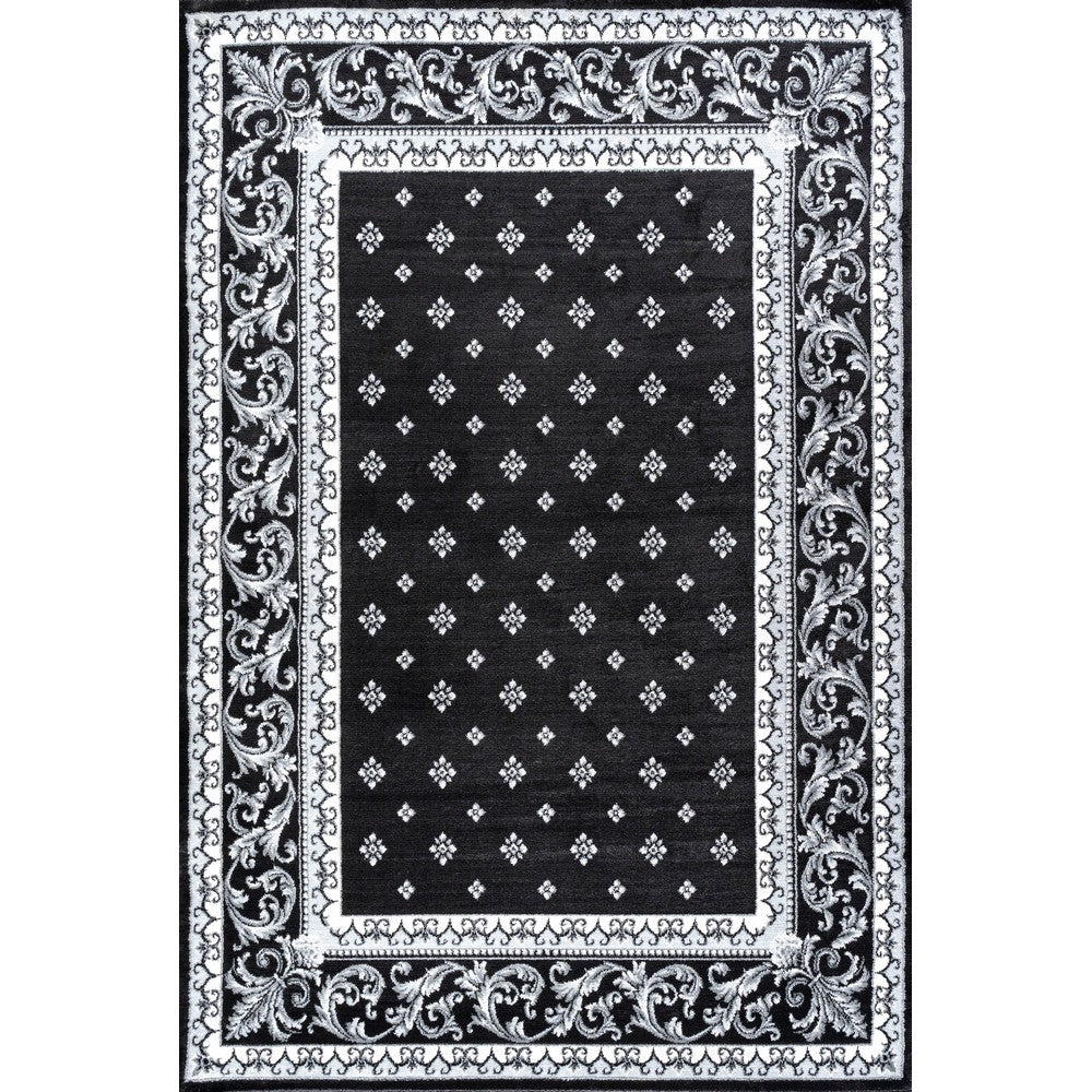 Luanza Acanthus French Border Area Rug