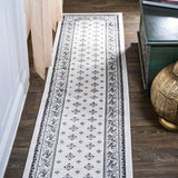 Luanza Acanthus French Border Area Rug