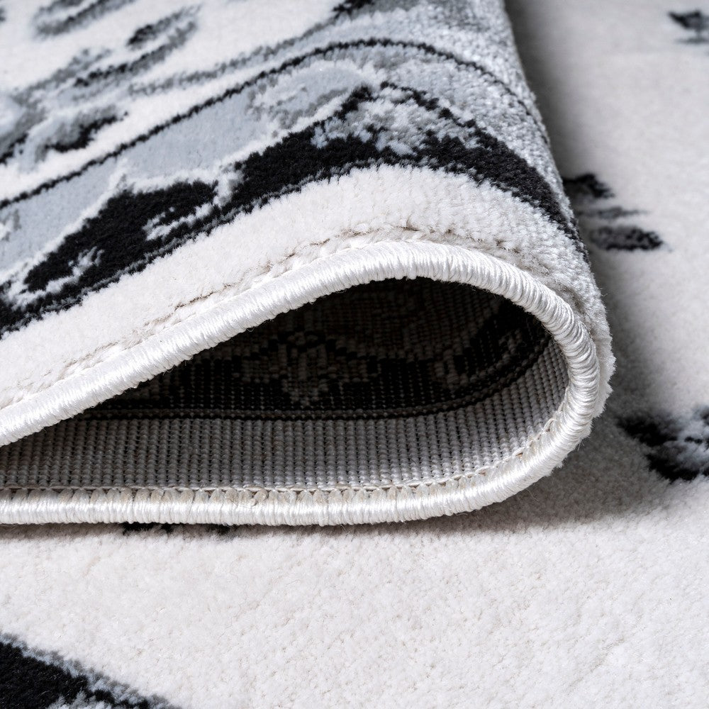 Luanza Acanthus French Border Area Rug
