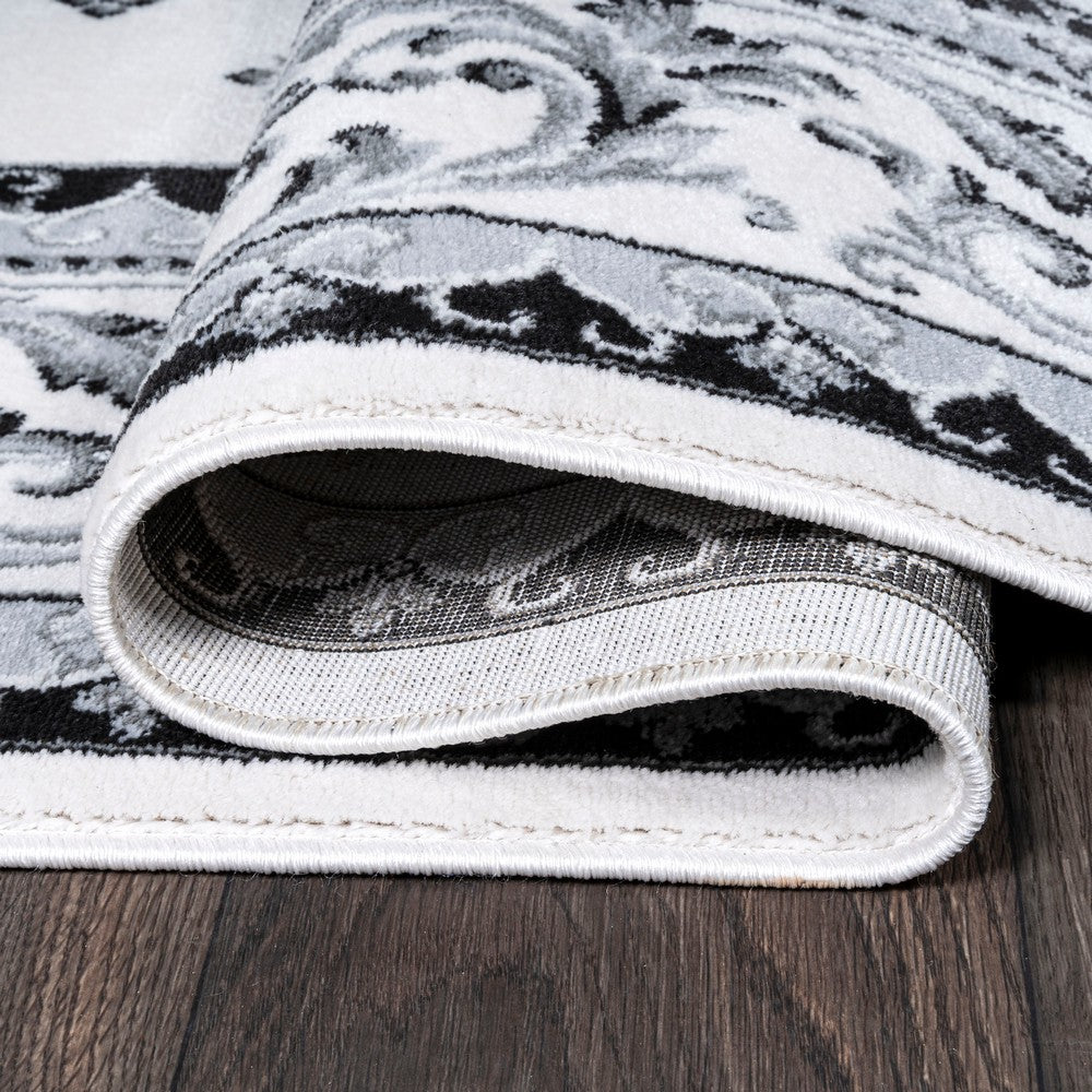 Luanza Acanthus French Border Area Rug