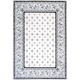 Luanza Acanthus French Border Area Rug