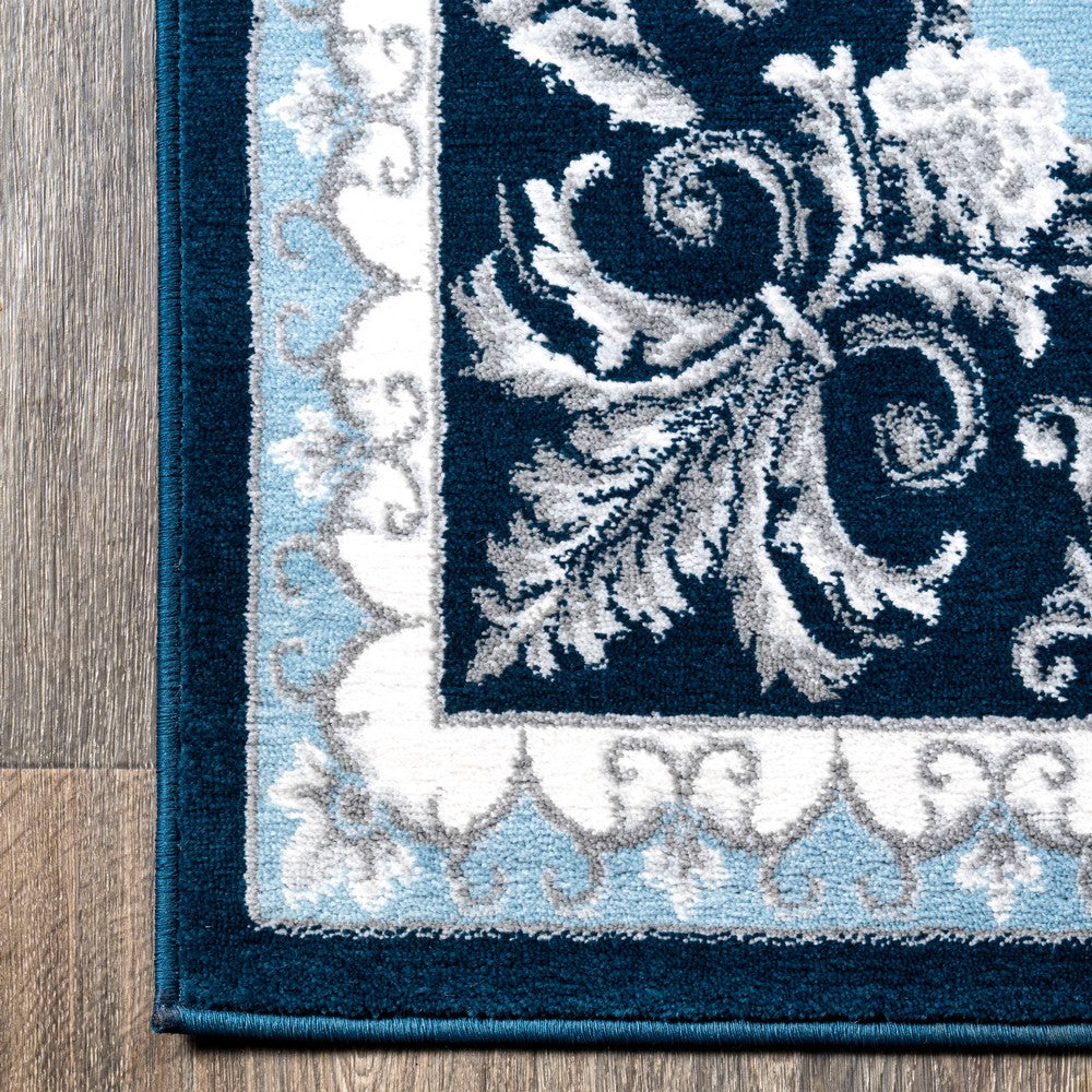 Luanza Acanthus French Border Area Rug