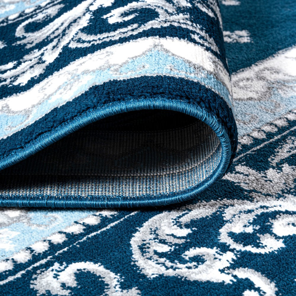 Luanza Acanthus French Border Area Rug