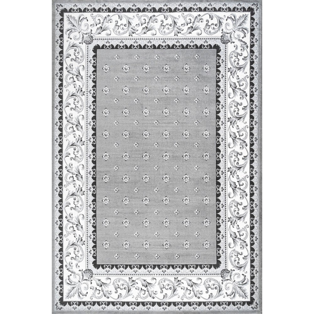 Luanza Acanthus French Border Area Rug