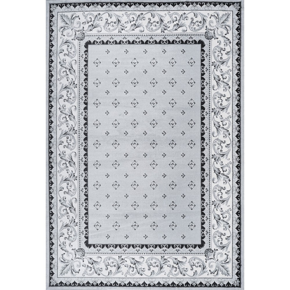 Luanza Acanthus French Border Area Rug