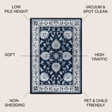 Buluko Cherie French Cottage Area Rug
