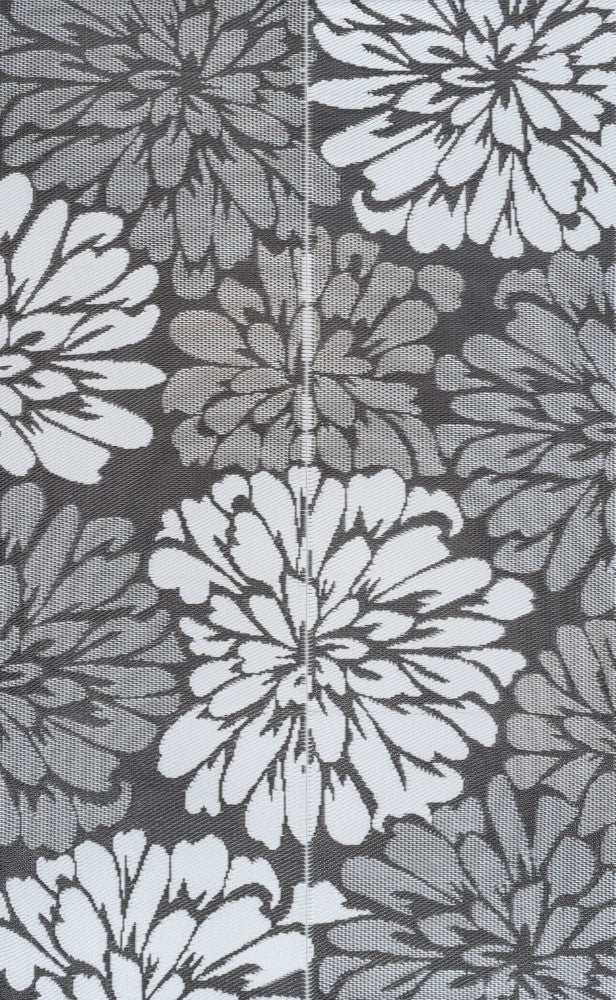 Oakhollow Modern Floral Foldable Waterproof Reversible Plastic Straw Area Rug