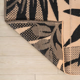Rivermoss Classic Botanical Foldable Waterproof Reversible Plastic Straw Area Rug