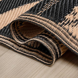 Rivermoss Classic Botanical Foldable Waterproof Reversible Plastic Straw Area Rug
