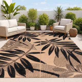 Rivermoss Classic Botanical Foldable Waterproof Reversible Plastic Straw Area Rug