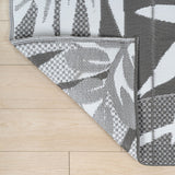 Rivermoss Classic Botanical Foldable Waterproof Reversible Plastic Straw Area Rug