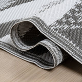 Rivermoss Classic Botanical Foldable Waterproof Reversible Plastic Straw Area Rug