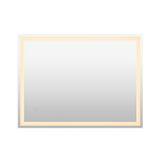 Mike Rectangular Frameless Anti-Fog Aluminum Front/Back-lit Tri-color LED Bathroom Vanity Mirror with Smart Touch Control