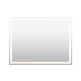 Mike Rectangular Frameless Anti-Fog Aluminum Front/Back-lit Tri-color LED Bathroom Vanity Mirror with Smart Touch Control