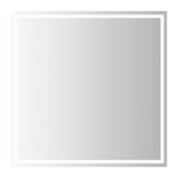 Mike Rectangular Frameless Anti-Fog Aluminum Front/Back-lit Tri-color LED Bathroom Vanity Mirror with Smart Touch Control