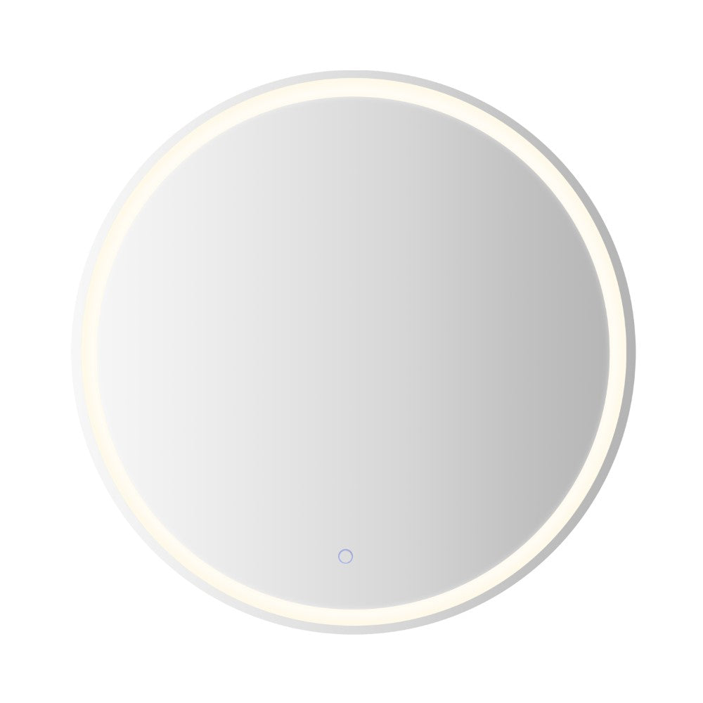 Sammy 27" Round Frameless Anti-Fog LED Vanity Mirror