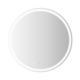 Sammy 27" Round Frameless Anti-Fog LED Vanity Mirror