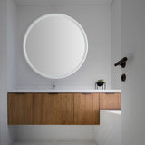 Sammy 27" Round Frameless Anti-Fog LED Vanity Mirror