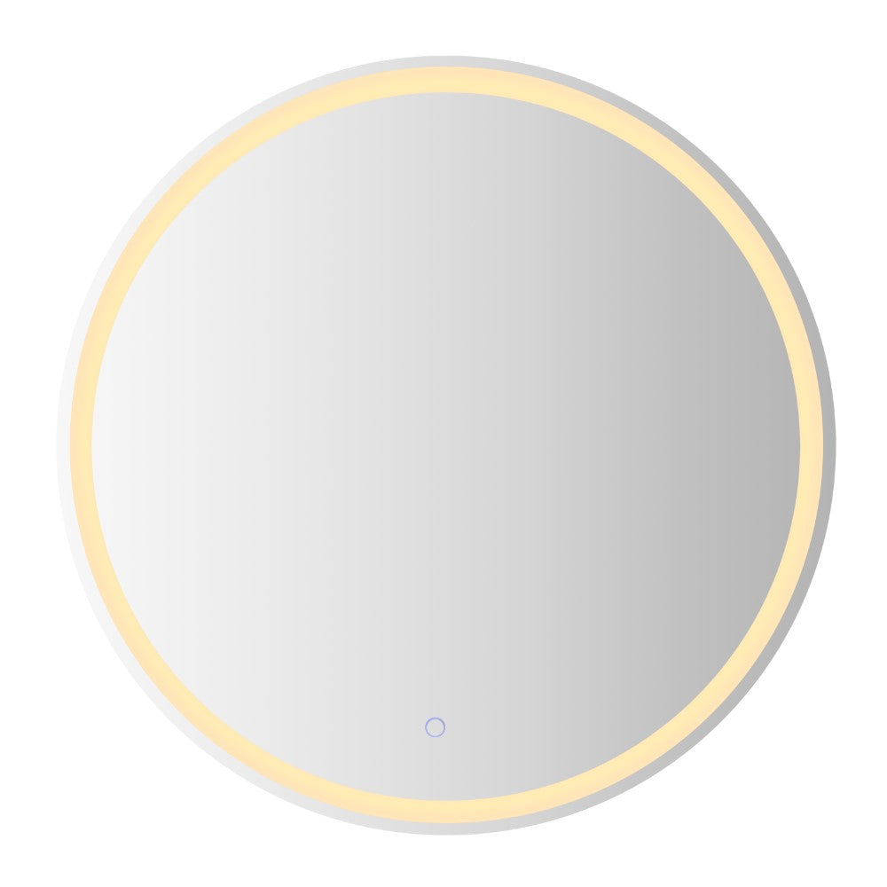 Sammy 27" Round Frameless Anti-Fog LED Vanity Mirror
