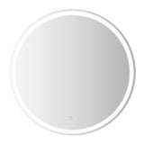 Sammy 27" Round Frameless Anti-Fog LED Vanity Mirror
