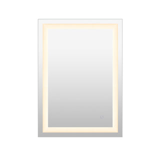Jim Rectangular Frameless Anti-Fog Aluminum Front-lit Tri-color LED Bathroom Vanity Mirror with Smart Touch Control