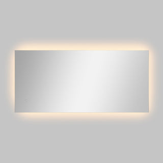 Paige Rectangular Frameless Anti-Fog Aluminum Back-lit Tri-color LED Bathroom Vanity Mirror with Smart Touch Control