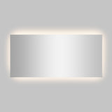 Paige Rectangular Frameless Anti-Fog Aluminum Back-lit Tri-color LED Bathroom Vanity Mirror with Smart Touch Control