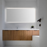 Paige Rectangular Frameless Anti-Fog Aluminum Back-lit Tri-color LED Bathroom Vanity Mirror with Smart Touch Control