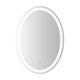 Sammy 27" Round Frameless Anti-Fog LED Vanity Mirror