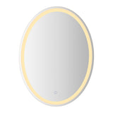 Sammy 27" Round Frameless Anti-Fog LED Vanity Mirror