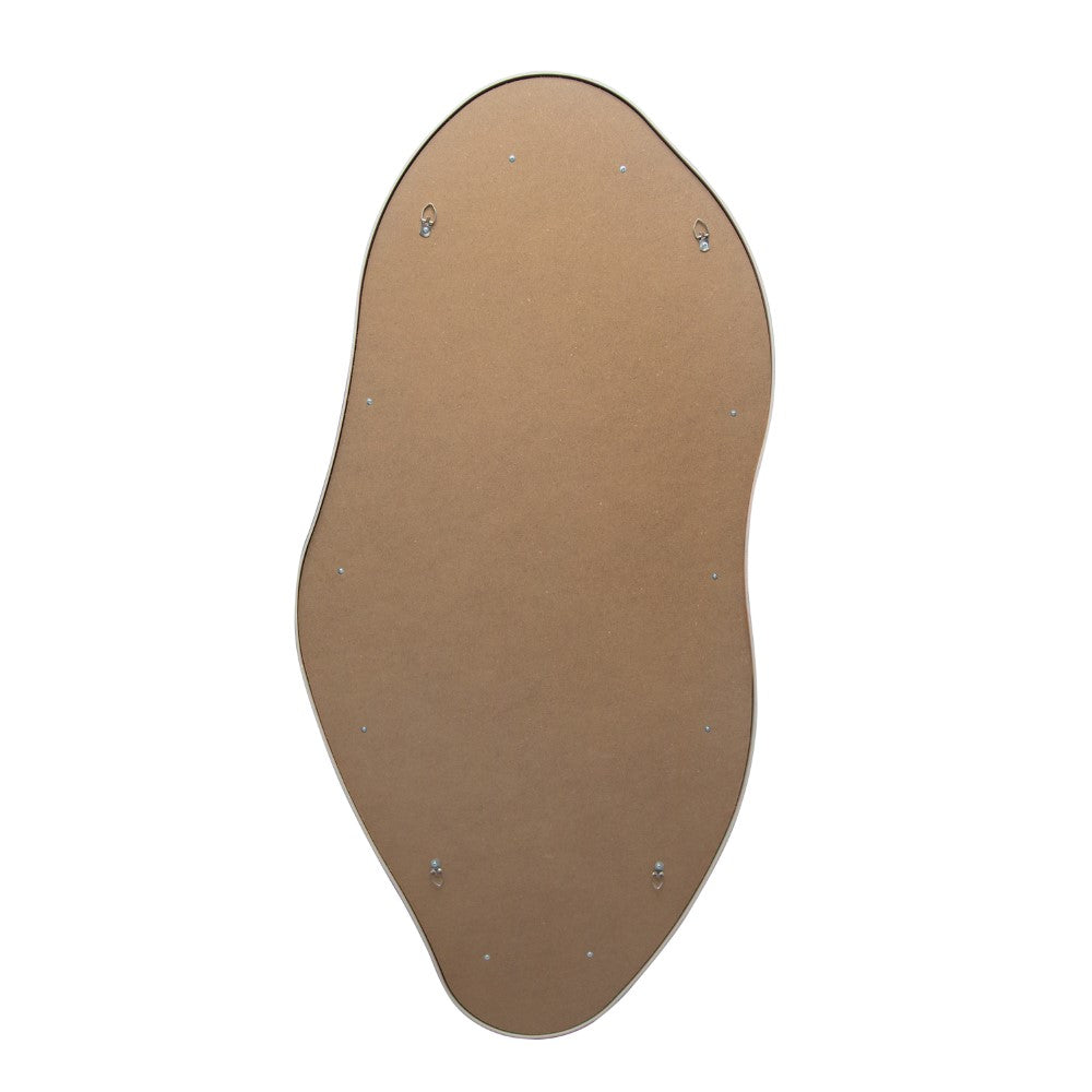 Jackson 20 in. W x 42 in. H Large Irregular Framed Decorative Wall Mirror