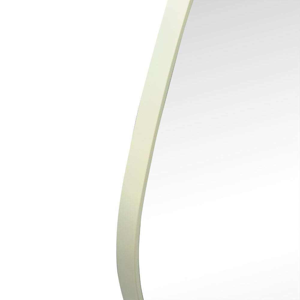 Jackson 20 in. W x 42 in. H Large Irregular Framed Decorative Wall Mirror