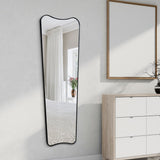 Lee 20 in. W x 59 in. H Large Rectangular Metal Framed Wall Mounted Full-Length Mirror