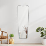 Lee 20 in. W x 59 in. H Large Rectangular Metal Framed Wall Mounted Full-Length Mirror