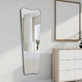 Lee 20 in. W x 59 in. H Large Rectangular Metal Framed Wall Mounted Full-Length Mirror