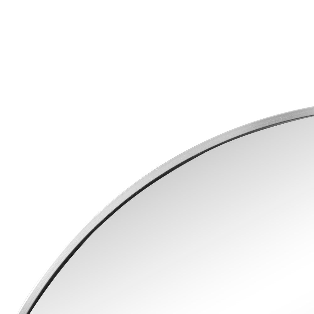Nova 24 in. W x 36 in. H Medium Oval Metal Framed Wall Mirror